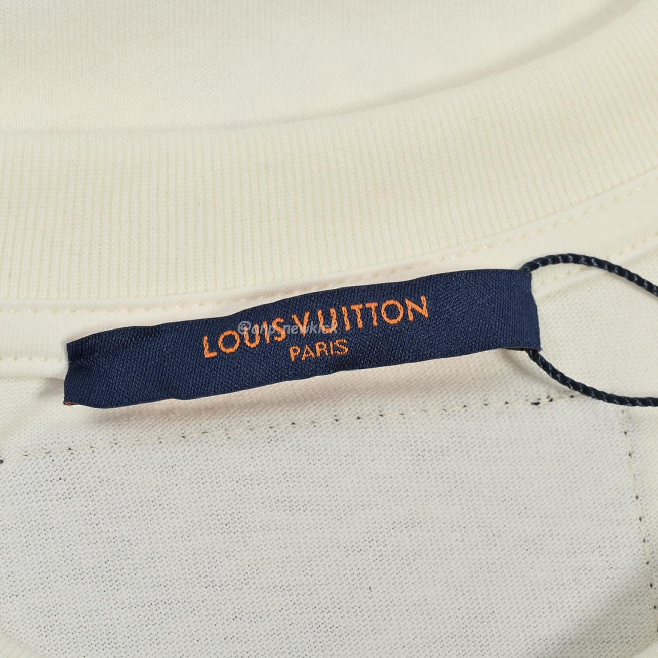 Louis Vuitton 20ss Small Aircraft Logo Printing Short Sleeved T Shirt (4) - newkick.vip